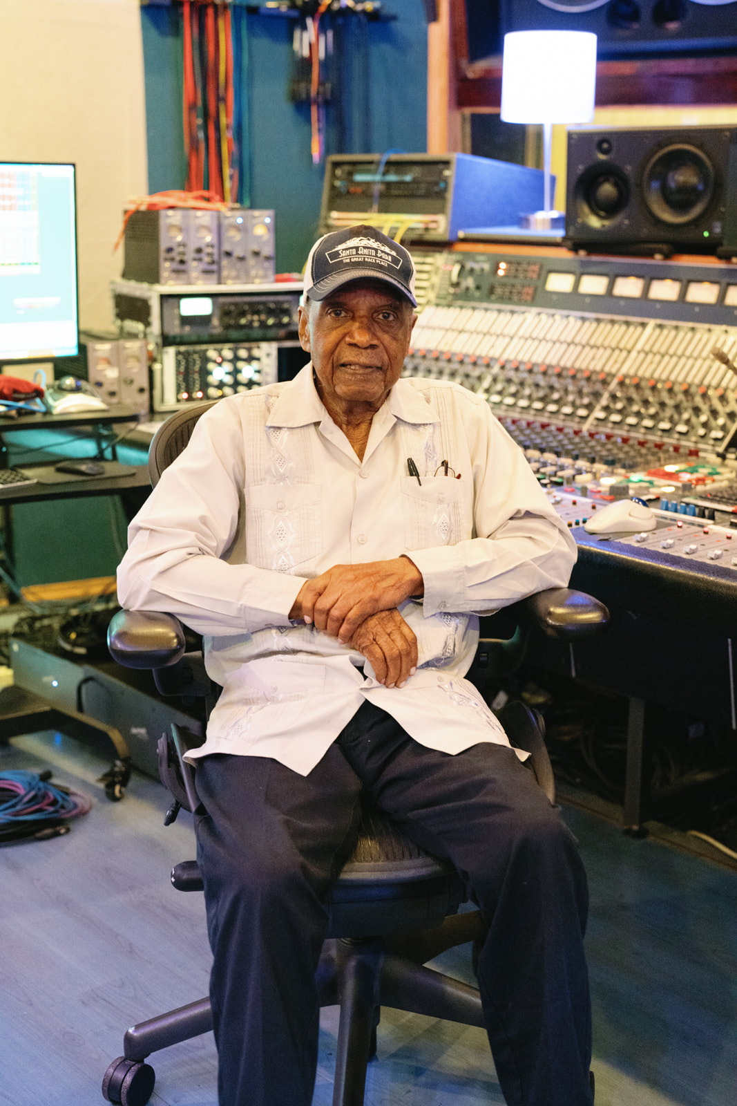 Carlos Malcolm, studio portrait